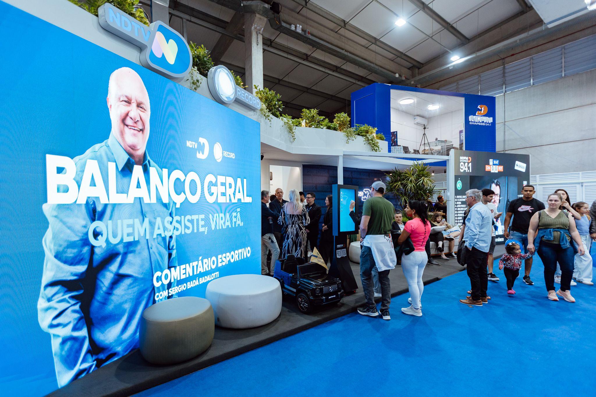 A NDTV RECORD e a NDFM Chapecó estão presentes na EFAPI do Brasil 2025