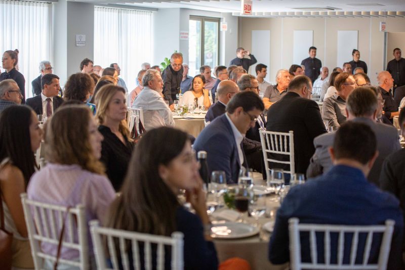 Em 2023, o evento almoço de ideias reuniu diversos líderes empresariais. Expectativa para este ano é ainda maior – Foto: Divulgação